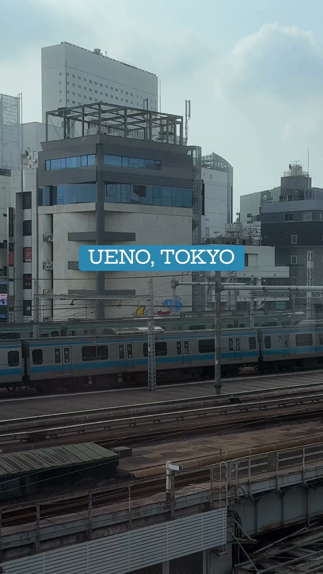 Ueno Station has an unmistakable retro charm. You'll see every