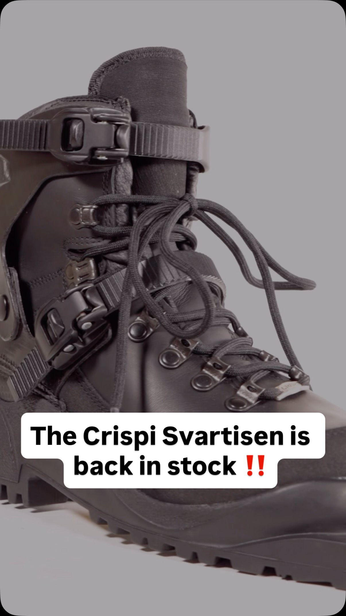 The Crispi Svartisen is back in stock! That's right, the shipment