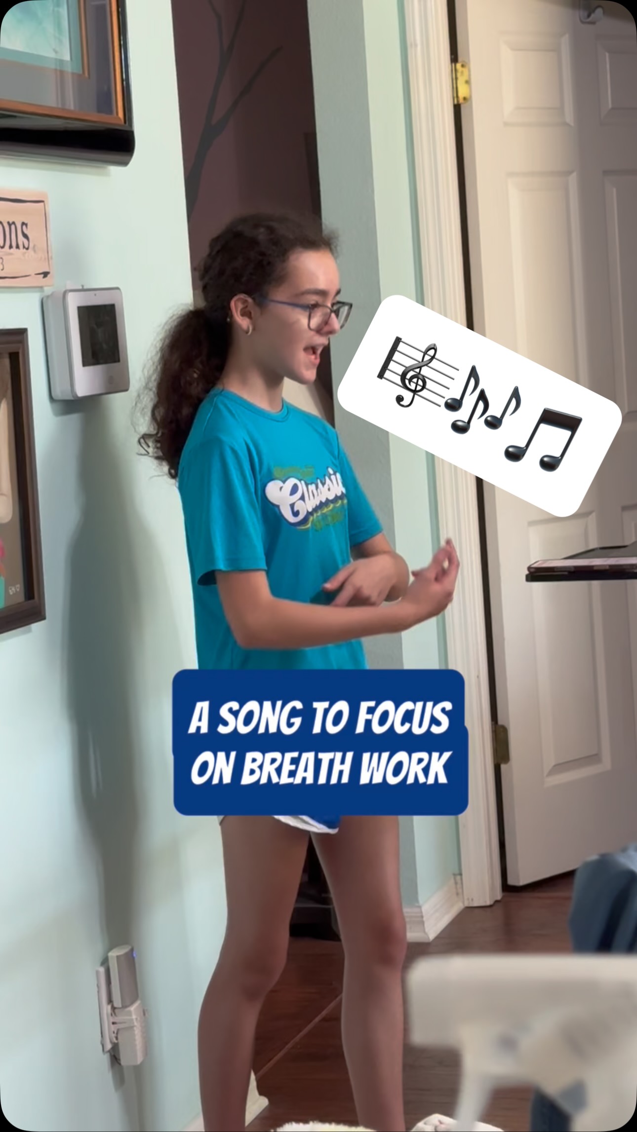 🎶 Breathwork‼️🤪 I Love You Always Forever is challenging Ella  