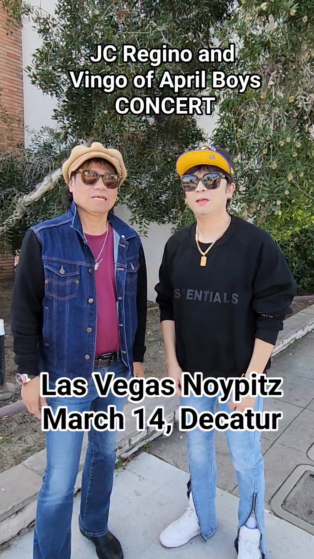 JC Regino and Vingo of April Boys Concert at Las Vegas Noypitz Decatur ...