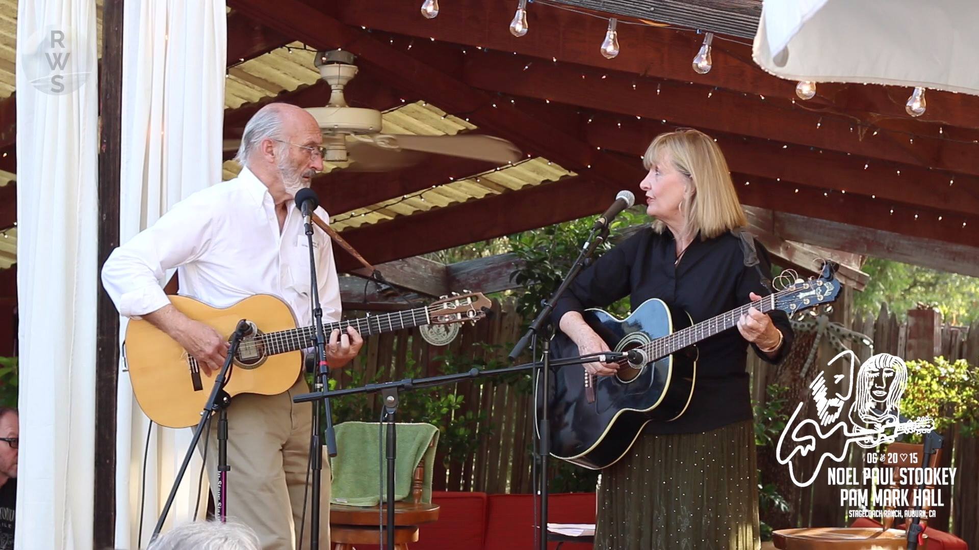 Noel Paul Stookey and Pam Mark Hall performing "Joy Runs Deep" live in