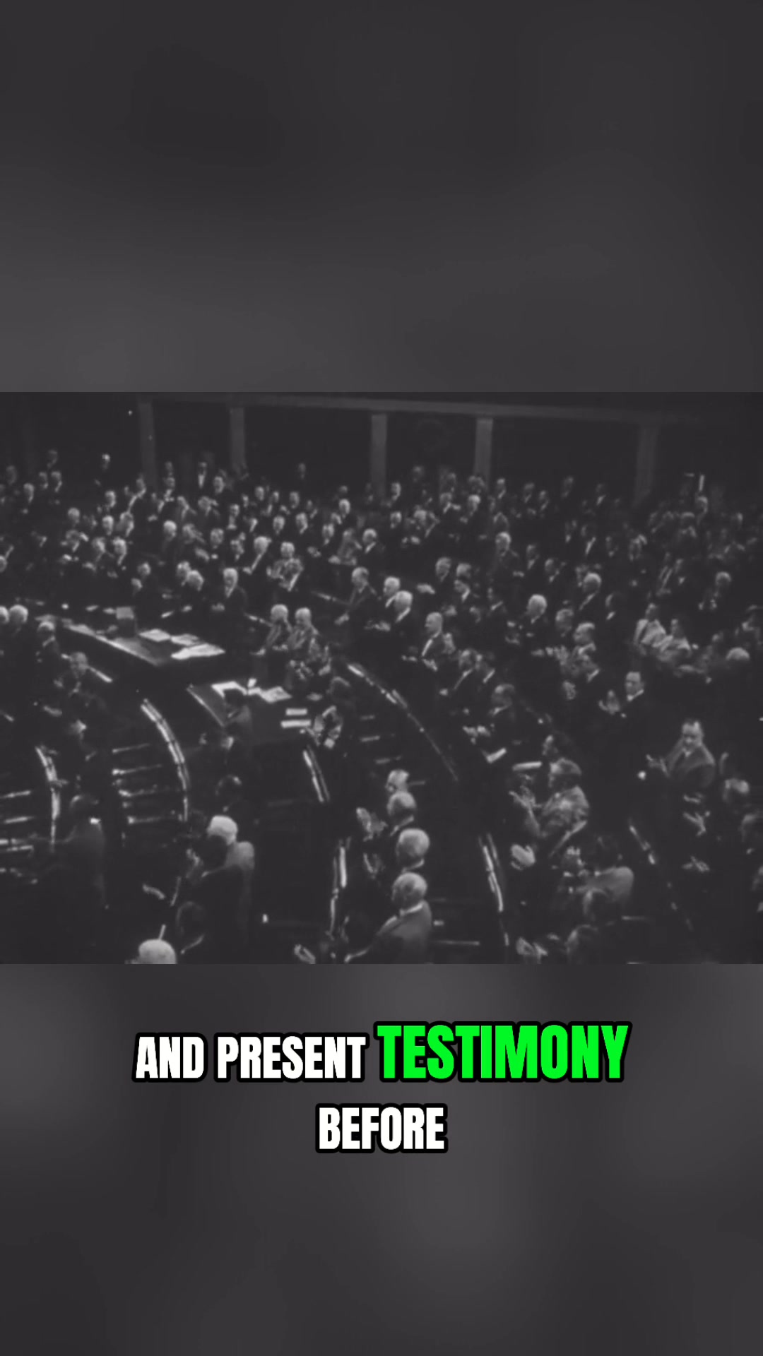 The executives at Liberty Lobby present testimony before those ...