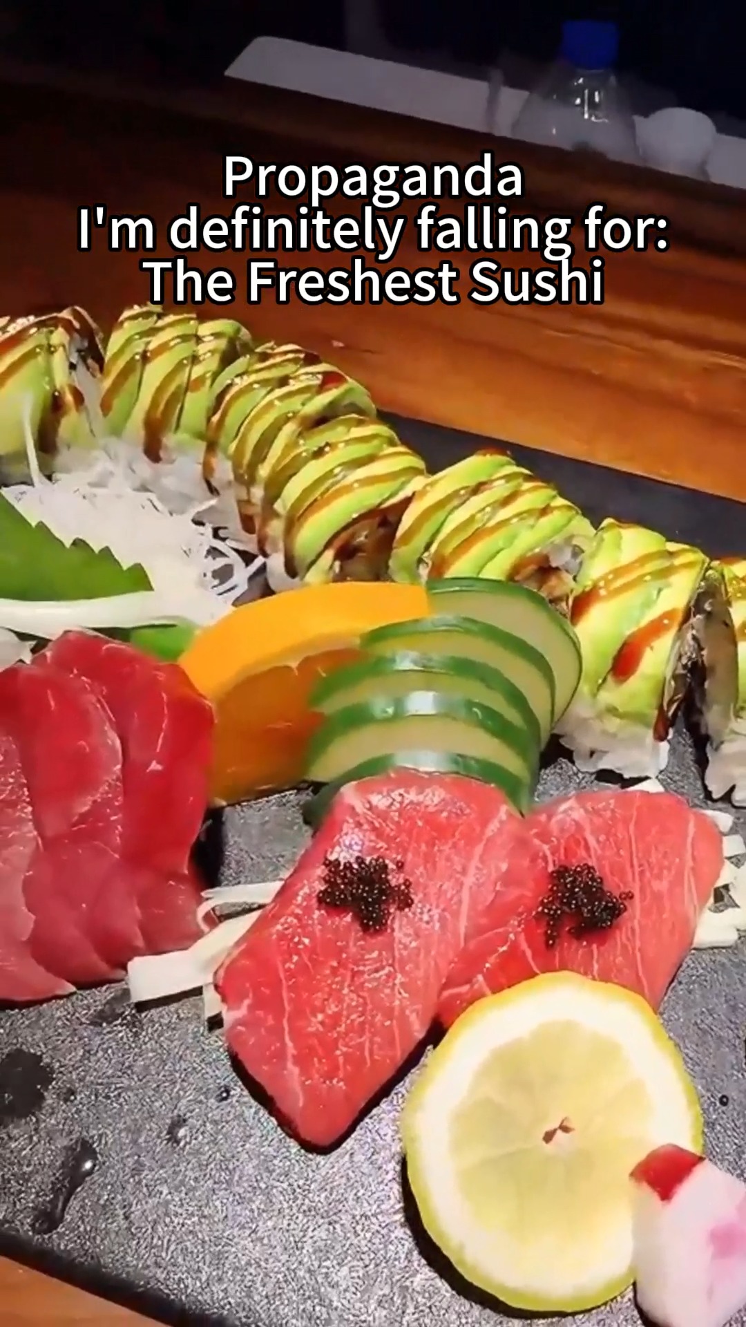 The freshest sushi at Kitsune Sushi @kitsunesushi_clearwater