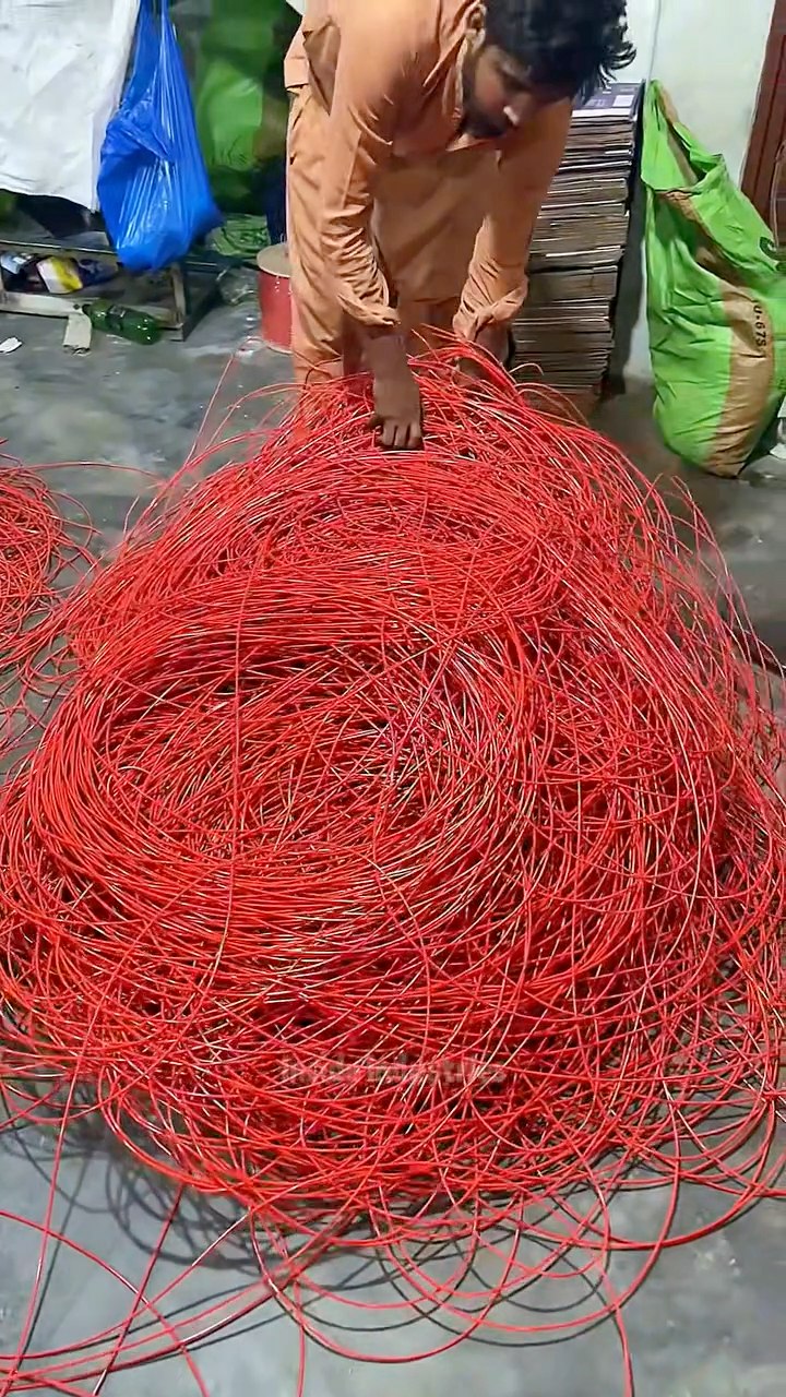 How Red Electric Wires are made. | Inside Industries | Facebook