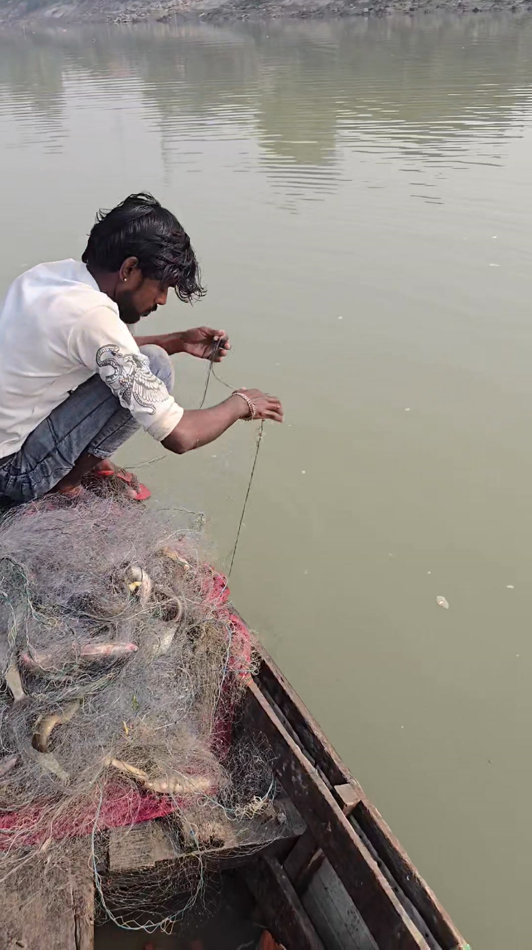 big fish hunting by net from bugdhani BLISSWILL Large Fishing with Handle Collapsible Landing with Extendable Handle Knotless Nylon Fishing Safe Fish Net Durable Telescopic Dip Foldable : Sports & Outdoors Fish harvest is a key