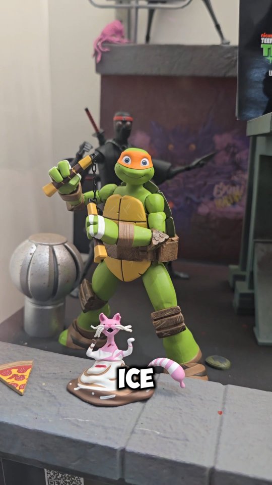 The 2012 #TMNT Figures from NECA Toys on display at #SDCC 2025
