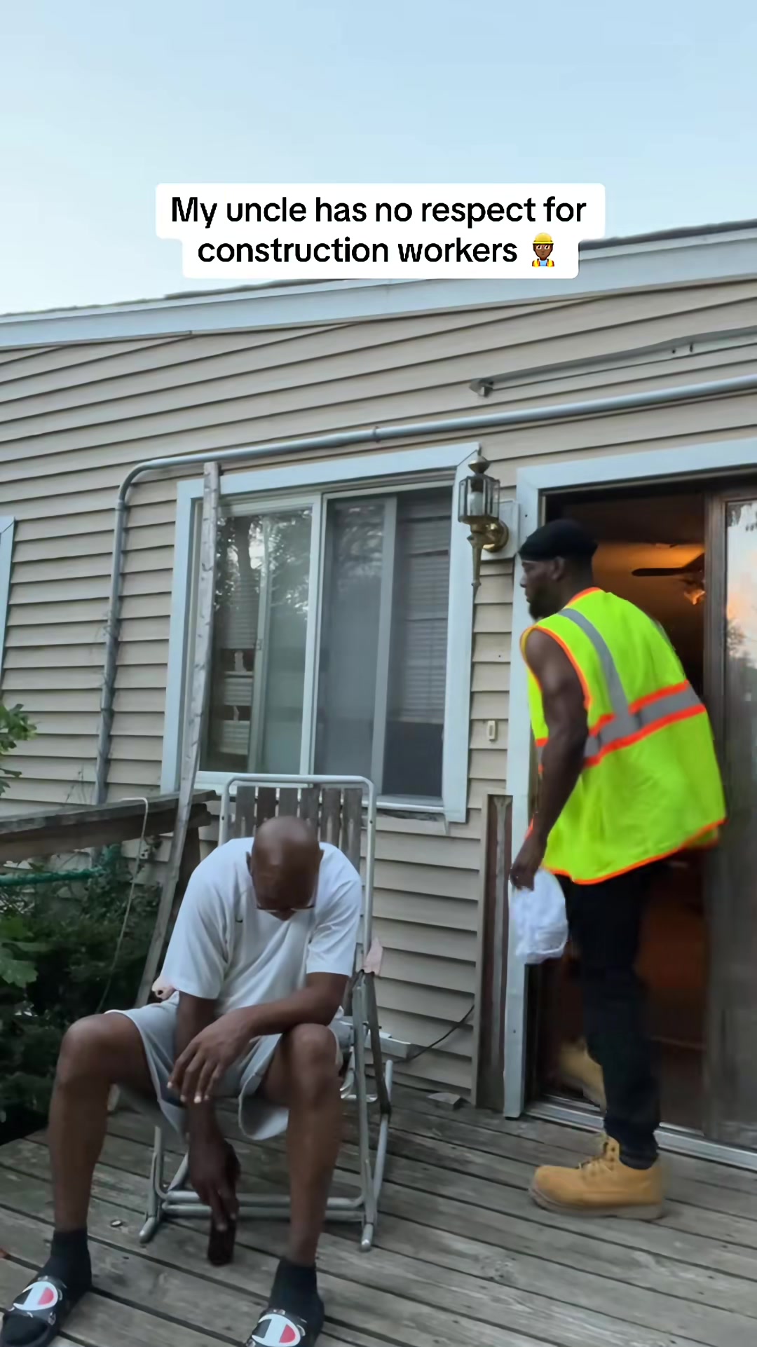 My uncle has no respect for construction workers 👷🏾‍♂️ #trending # ...