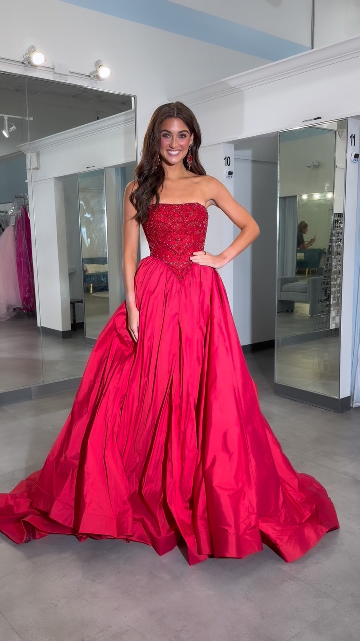 homecoming dresses in jackson ms SHERRI HILL STUNNER ❤️✨ This GORGEOUS Sherri Hill beauty is made to turn heads and shine under the lights! ✨👑, ✨ Sherri Hill Style #56830, ✨ Red/Fuchsia, ✨ Size 2, ✨$1298, ✨ STOCK NOW at Mia Bella, prom dresses for girls