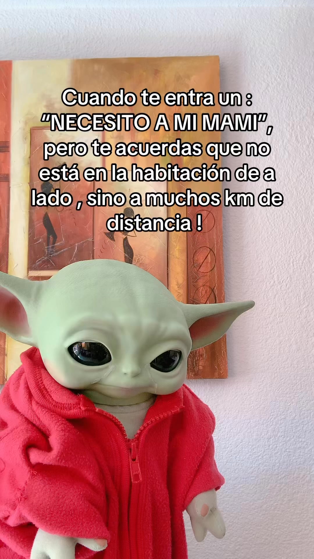 Te extraño mami 😭😭😭 #comedy #memes #mamá | Baby Yoda Bach | Facebook