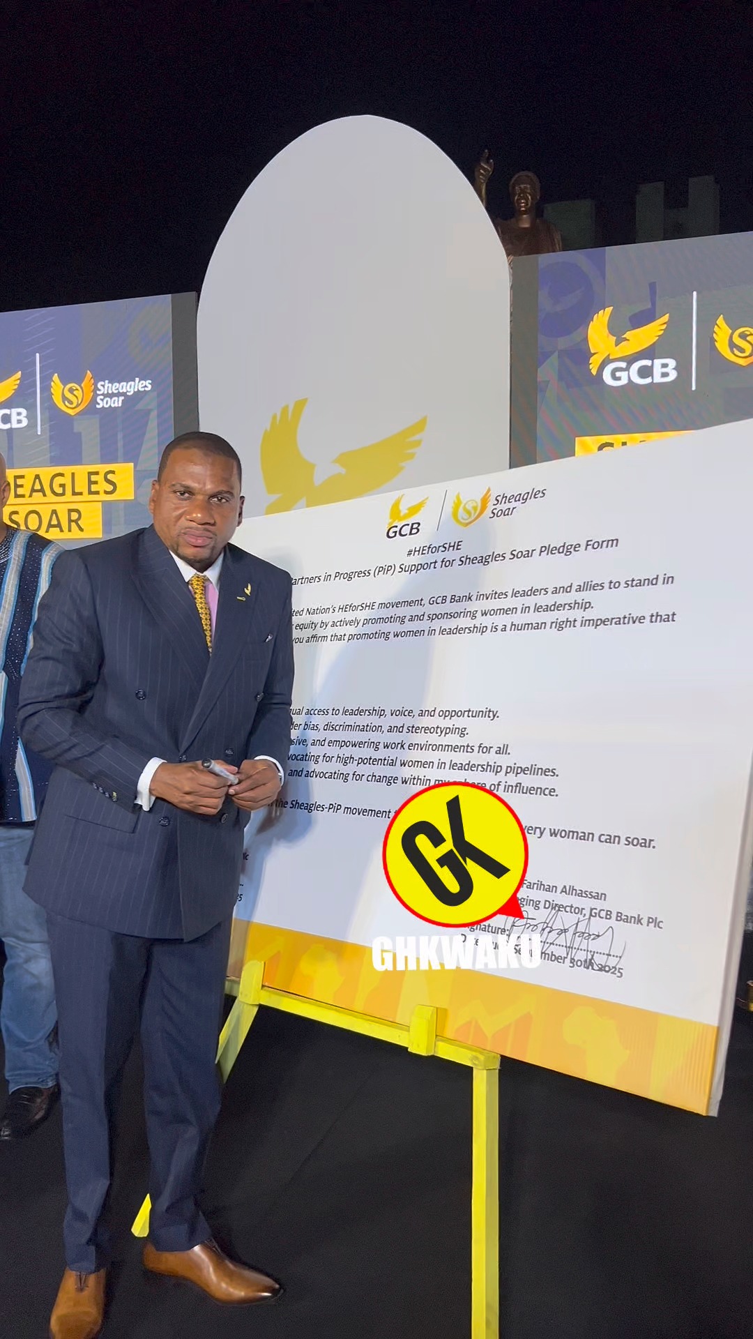 LIVE UPDATES: Board Chairman of GCB Bank PLC (@gcbbanklimited), Prof ...