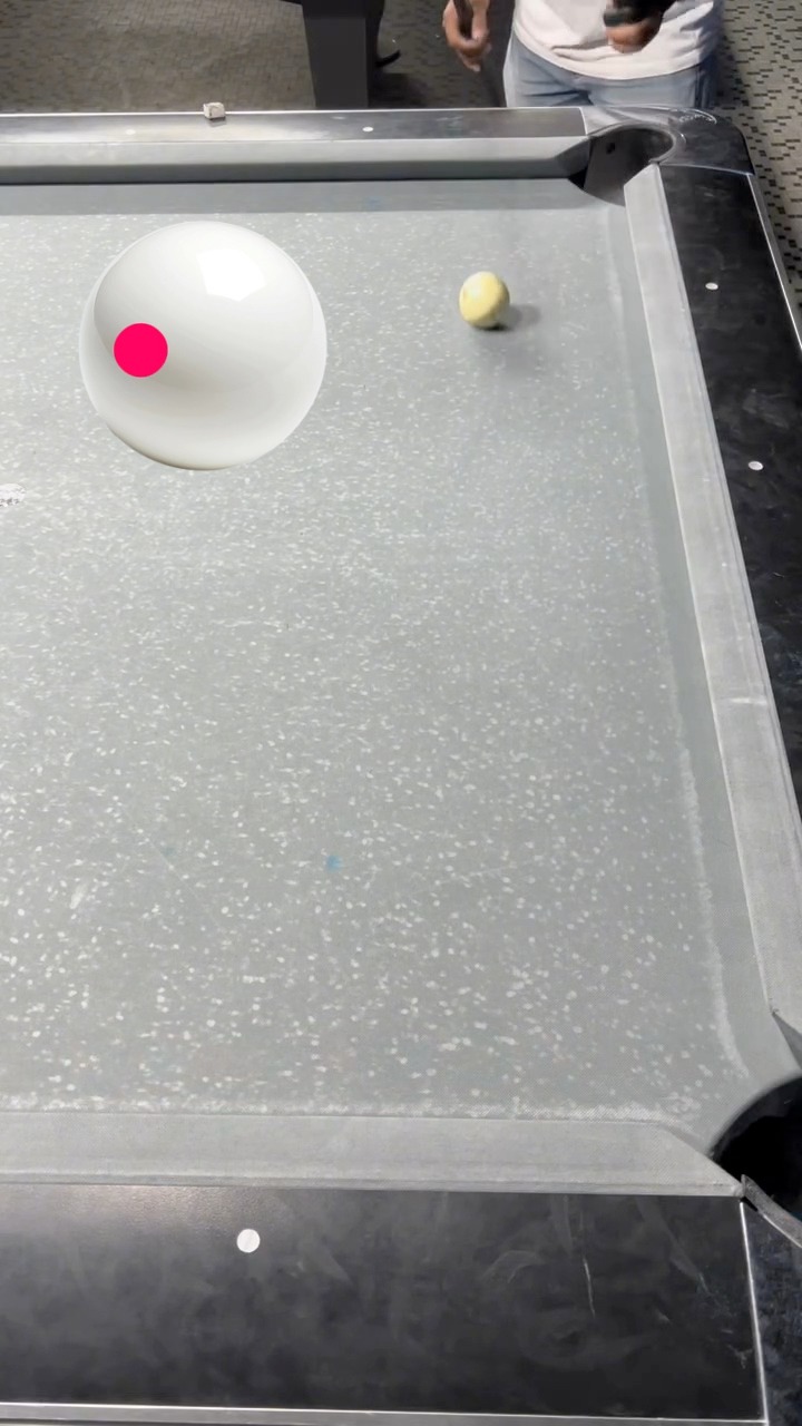 Spin shot with cue ball deflection👌 #billiard #billiards #fblifestyles ...