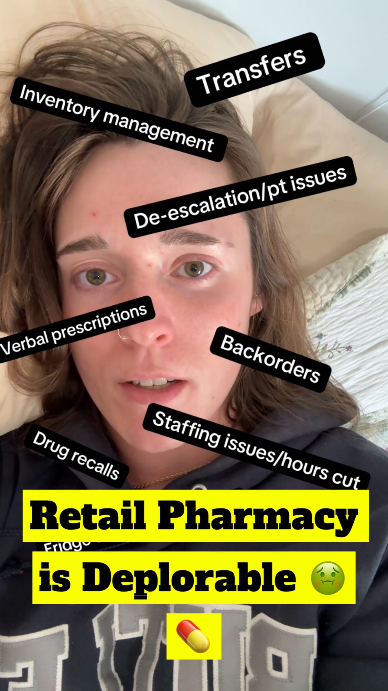 Retail Pharmacy is Deplorable 🤢💊 #doctor #pharmacist #pharmacy #mad # ...