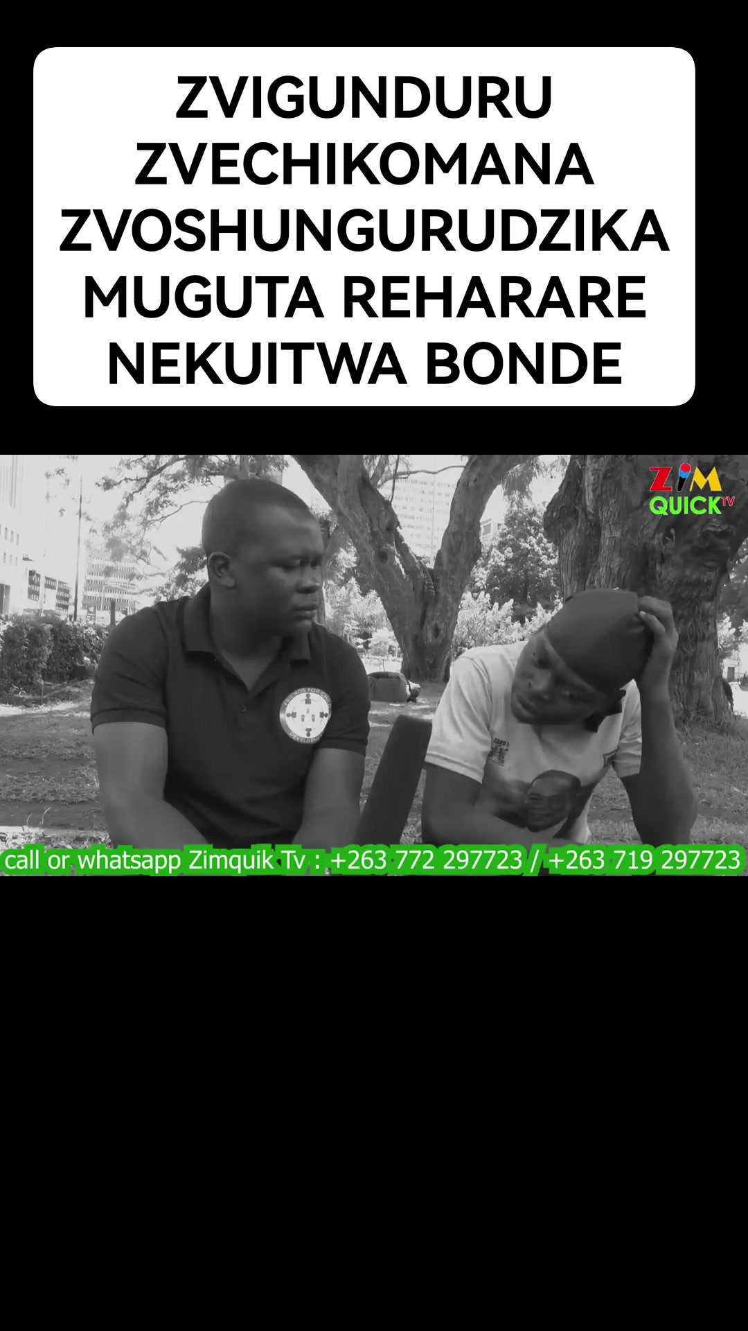 ZVIGUNDURU ZVECHIKOMANA ZVOSHUNGURUDZIKA MUGUTA REHARARE NEKUITWA BONDE ...