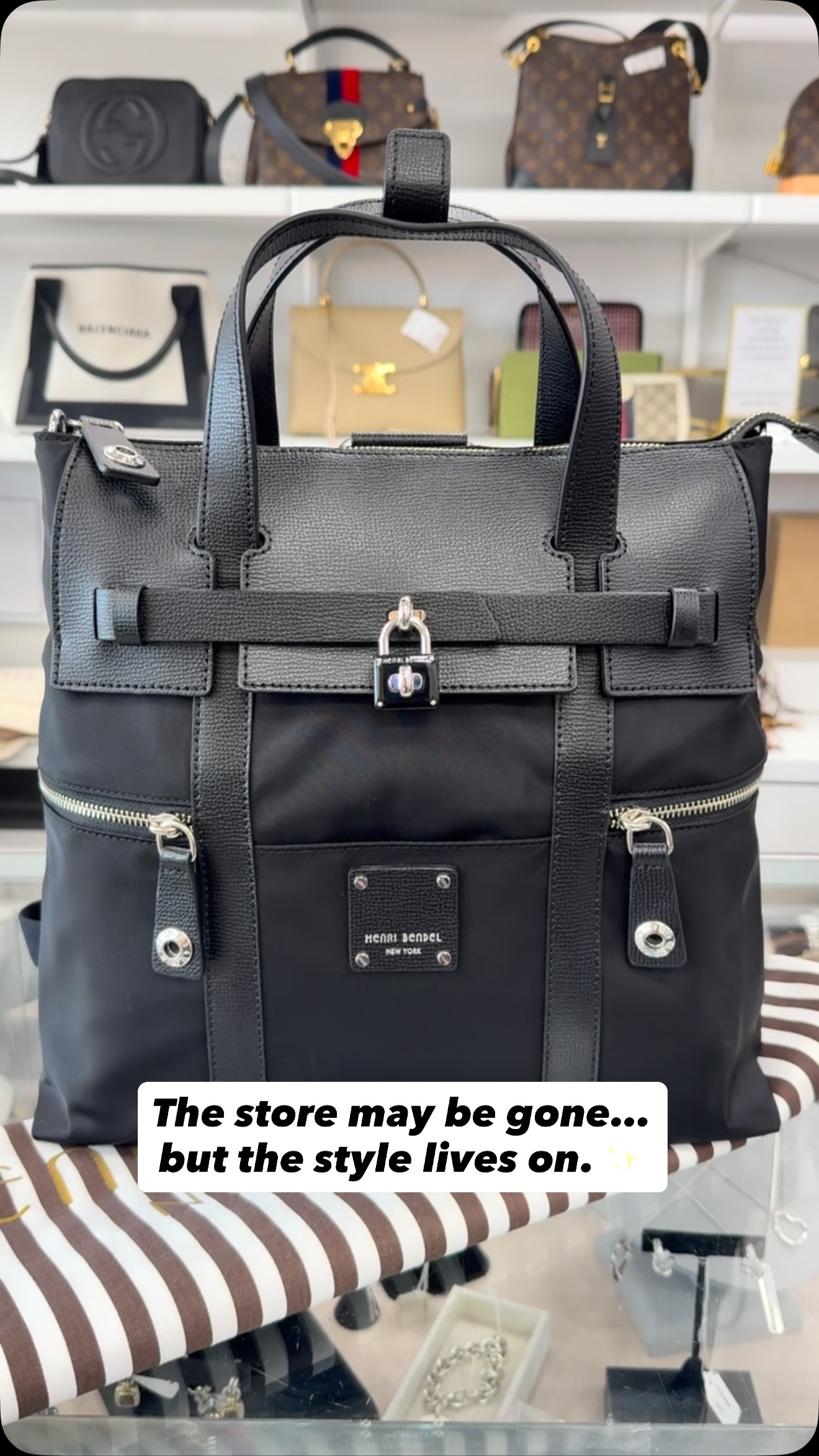 black leather jetsetter backpack Diaper Bag | Mini Stylish & Functional With a roomy interior and easy Leather Henri Bendel Large Jetsetter