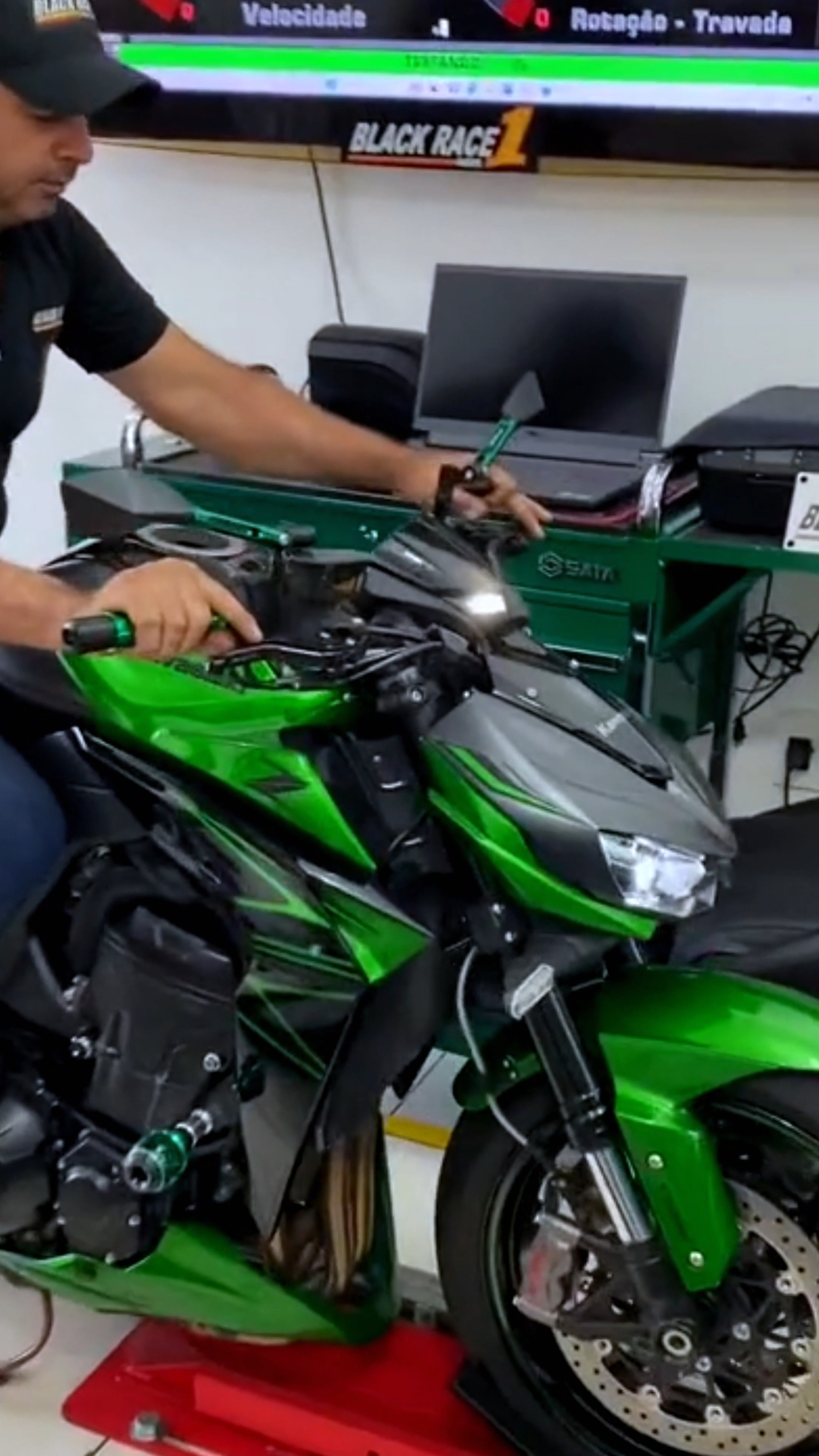 🏍️ Dyno Test — Kawasaki Z1000 | Top Speed & Performance 🔥 The