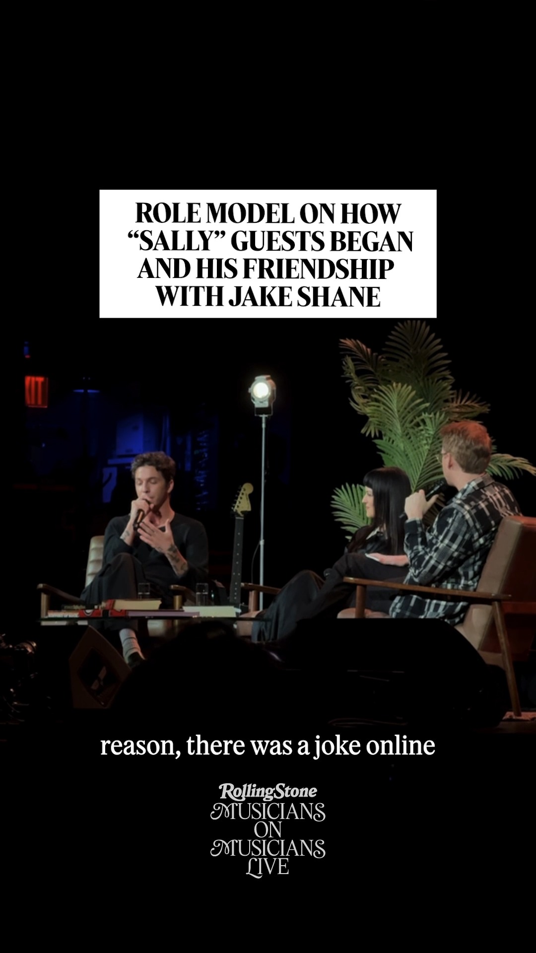 Without Jake Shane, there would not be a Sally show moment during a ...