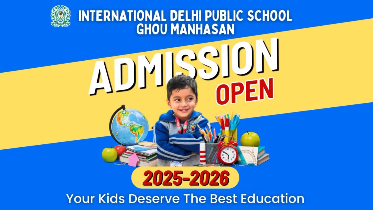 🎓 Admission Now Open at IDPS Ghou Manhasan for the session 2026-27 from ...