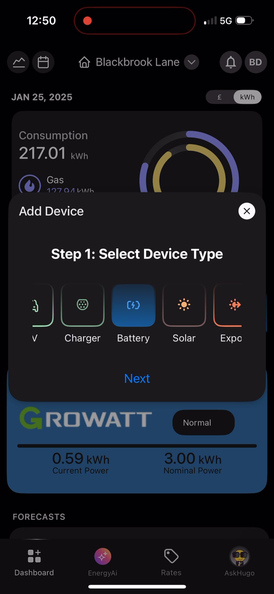 HUGOEnergyApp | London