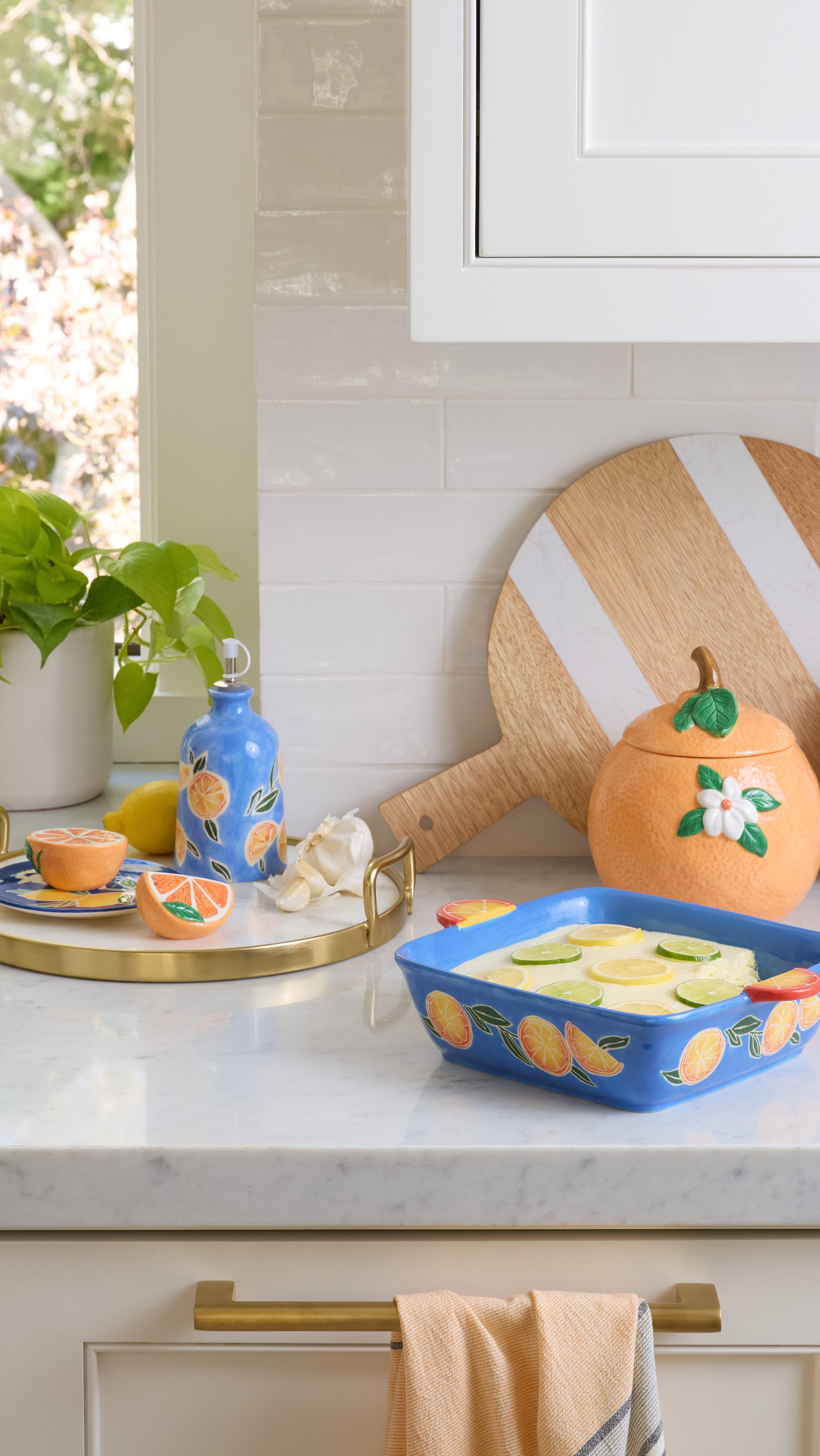 Add some zesty touches to your space with these citrus-inspired