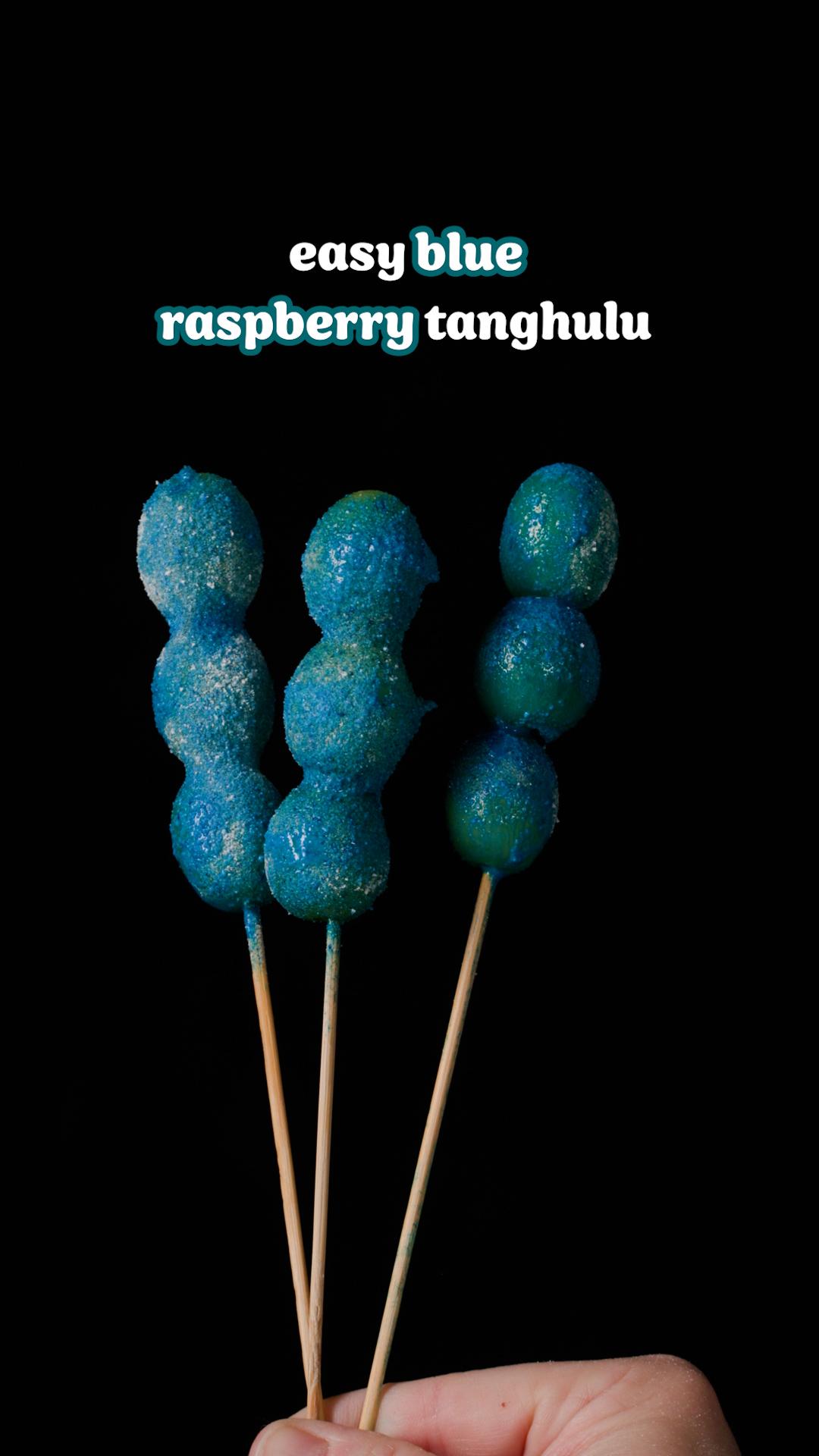 GRAPE Tanghulu x SOUR Blue Raspberry Candy?!?? Only 5 ingredients, y ...