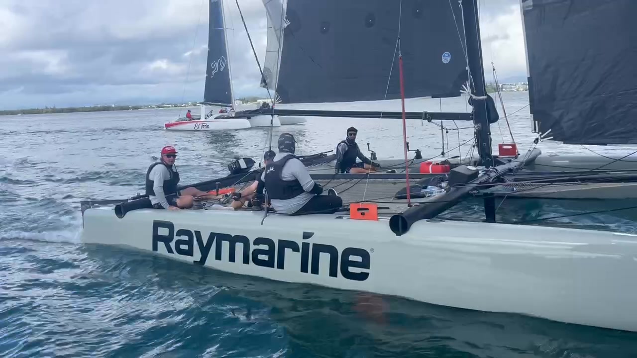 Indian Chief Racing Catamaran on Reels