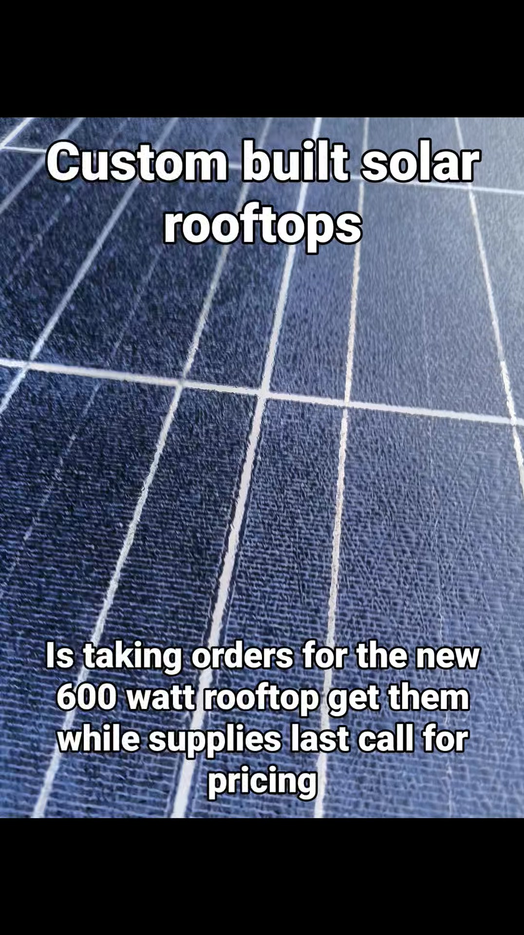 #Custom #built #solar rooftops is now #taking #orders for the #new #600 ...