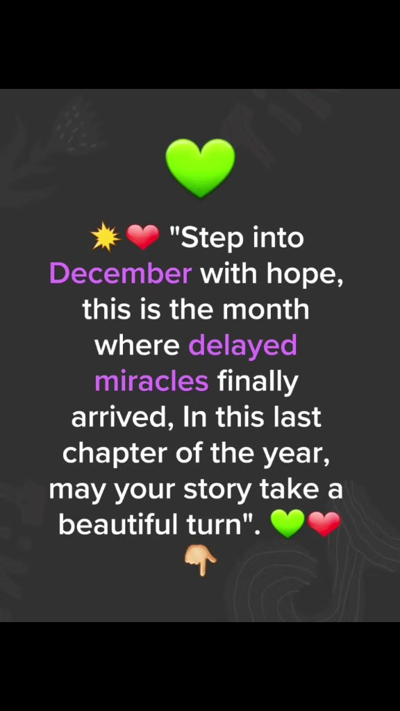 💥🍒December reminds us that even the last chapter can still be the best ...