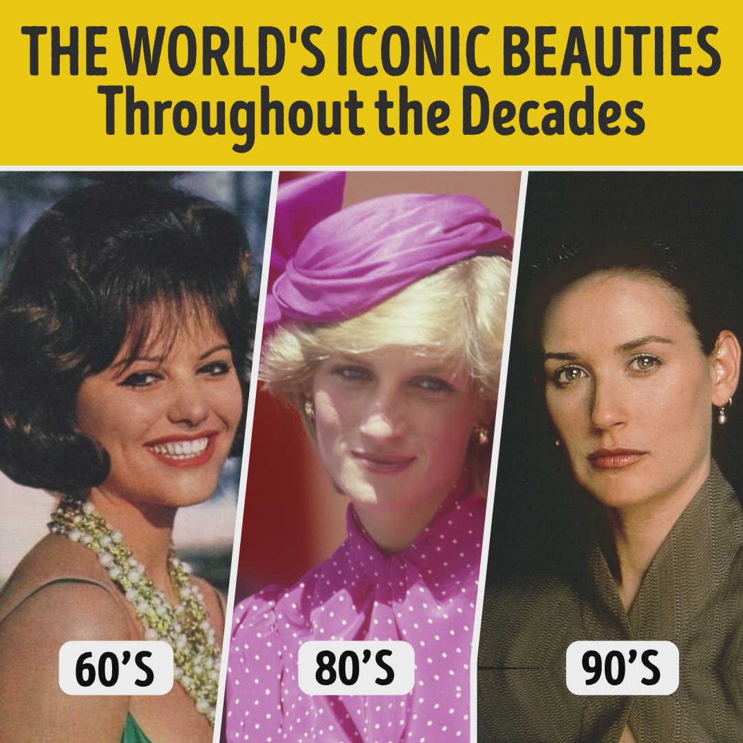 The World's Iconic Beauties Throughout the Decades | Bright Side | Facebook
