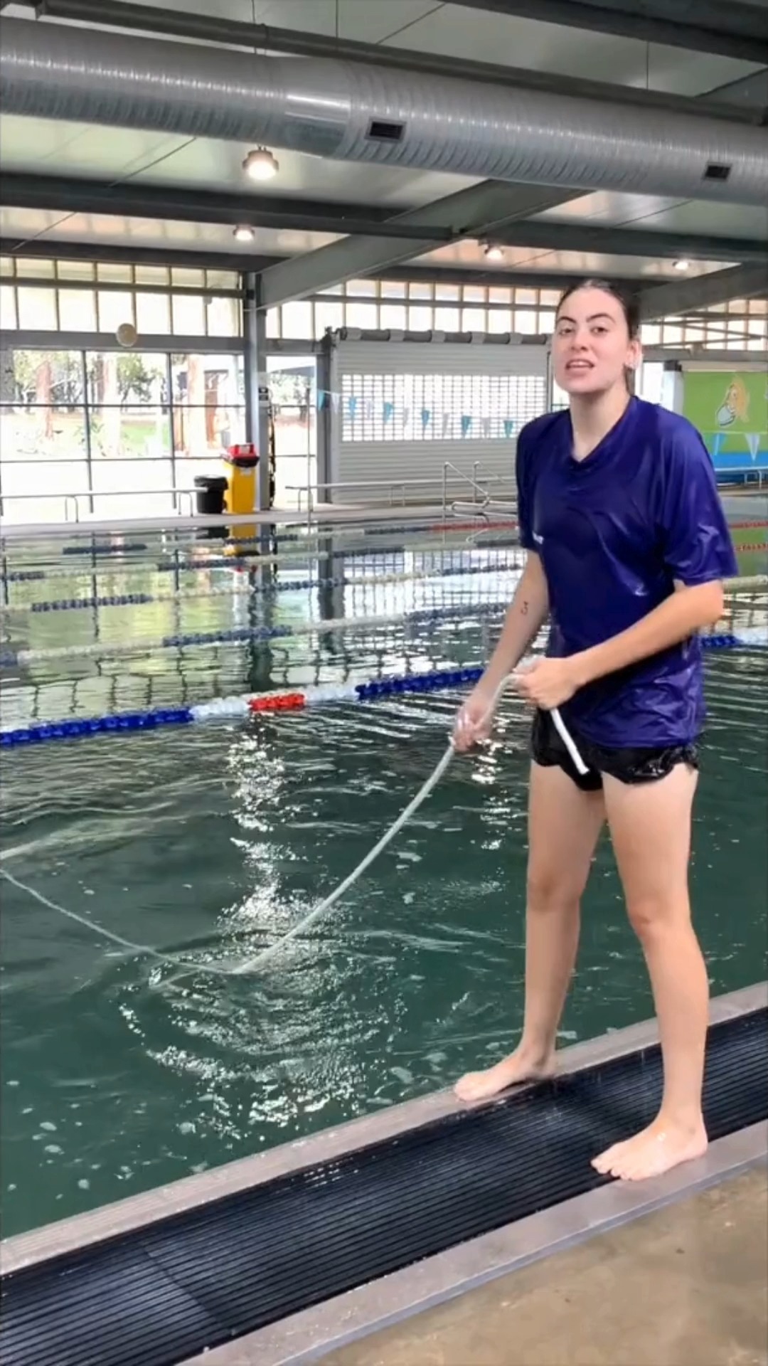 Swim Safer Week: Rope Rescue! Here’s Miss Caitlin demonstrating a Rope ...
