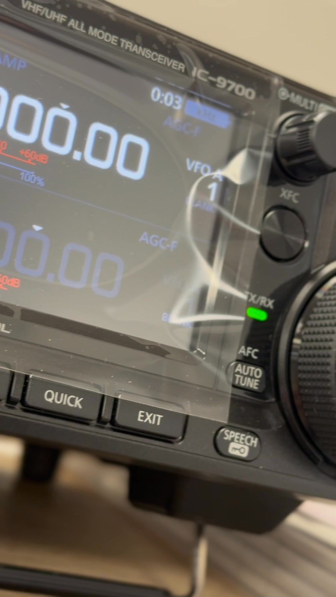 🚀 The Icom IC-9700 — where VHF, UHF, and SHF collide in a storm