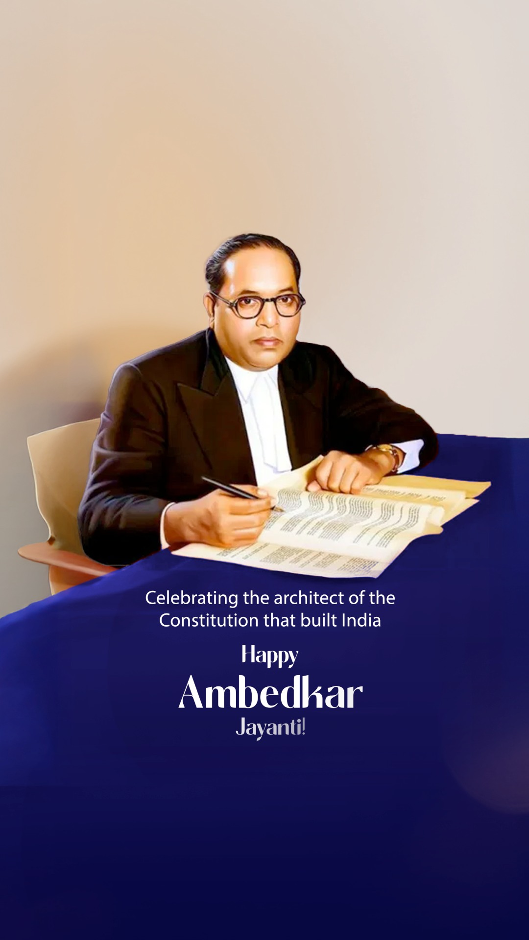Celebrating the architect of the constitution of India. Happy Ambedkar ...