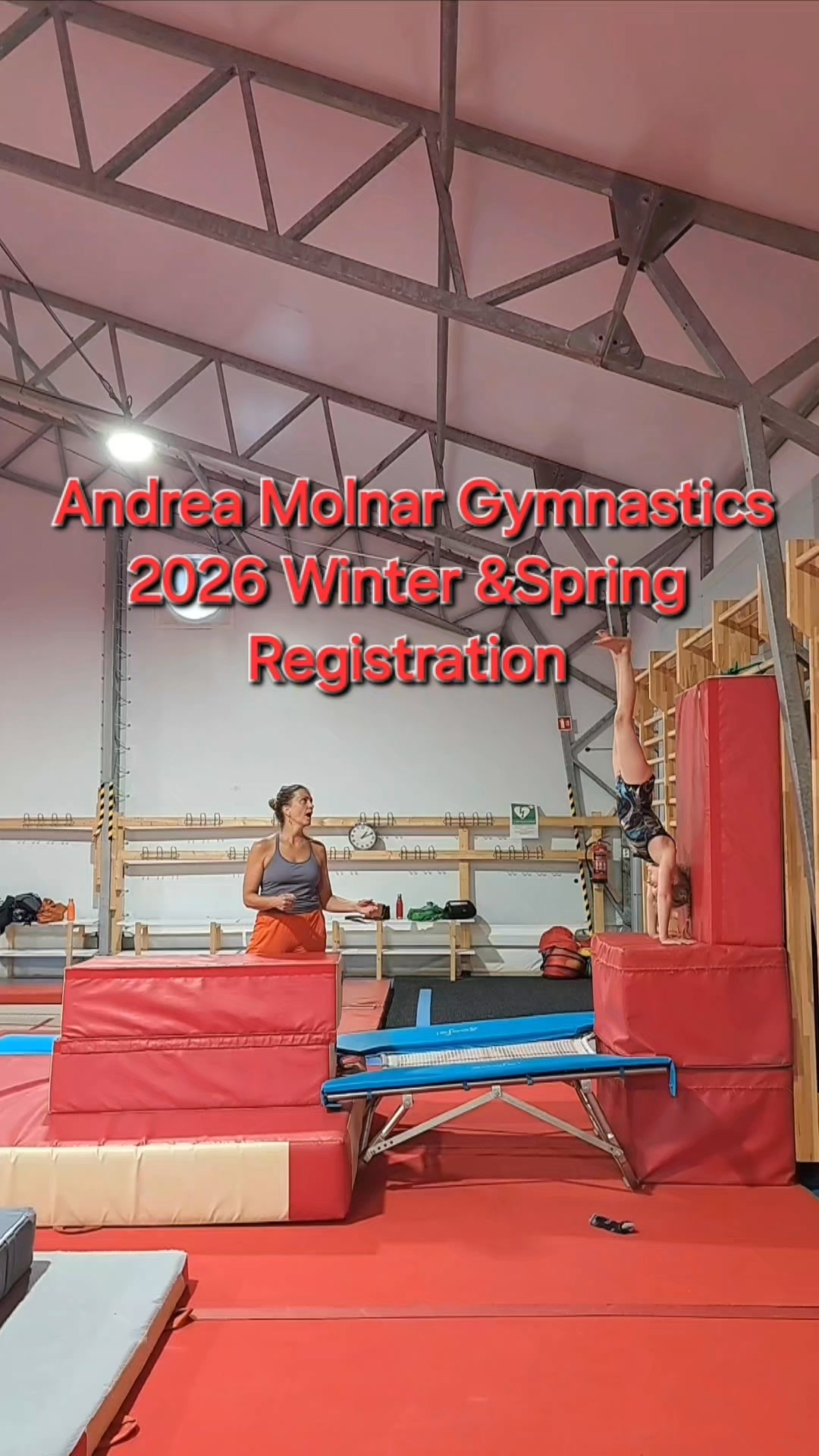 Girls are having fun on beam..... The fall registration will start on ...