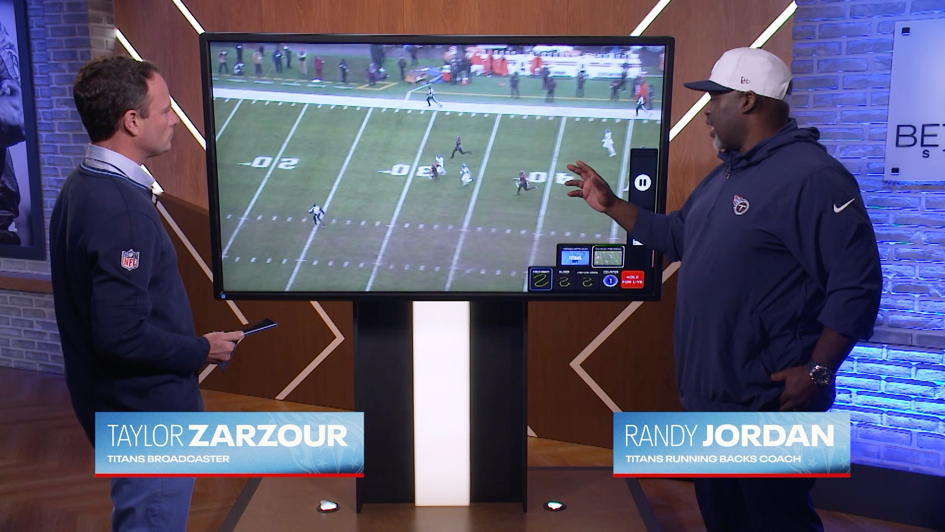 Running backs coach Randy Jordan breaks down Tony Pollard's touchdown ...