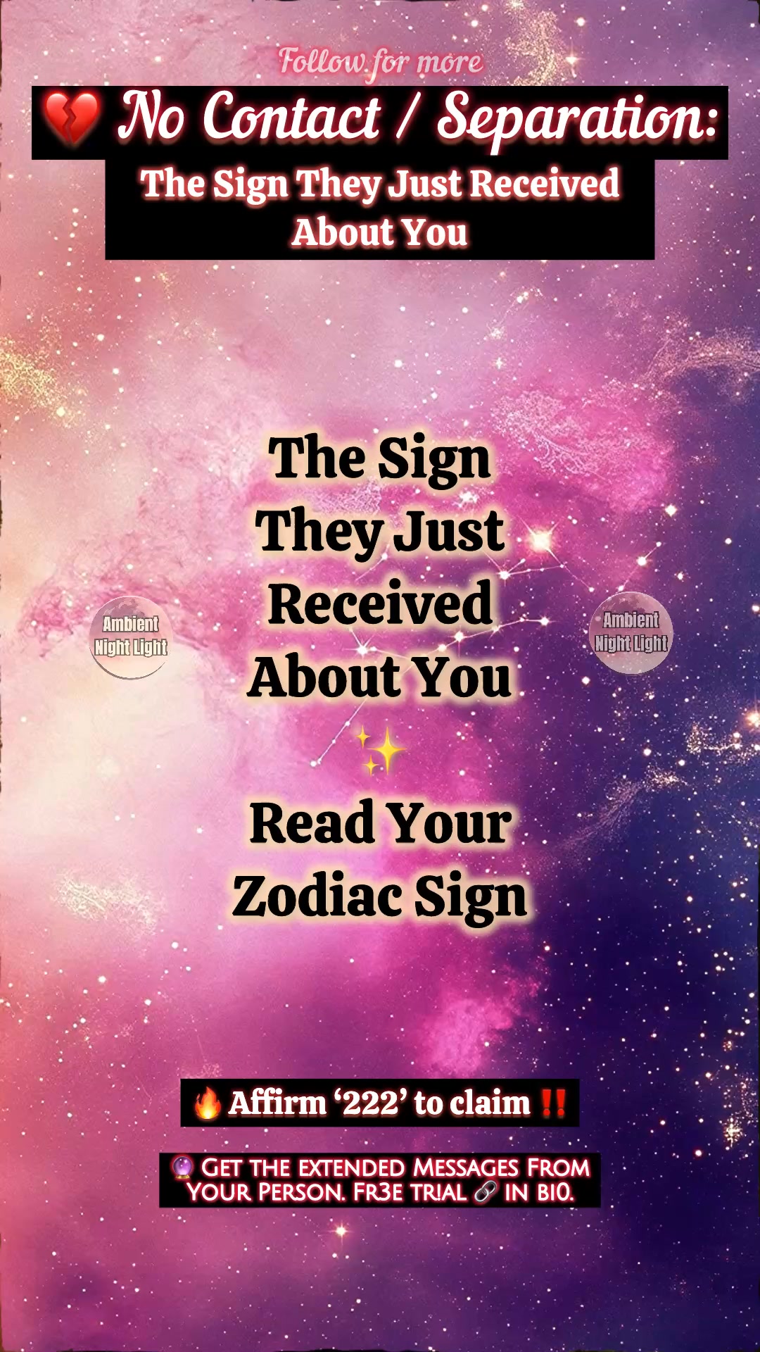 💔 NO CONTACT / SEPARATION The Sign They Just Received About You 🌹 They ...