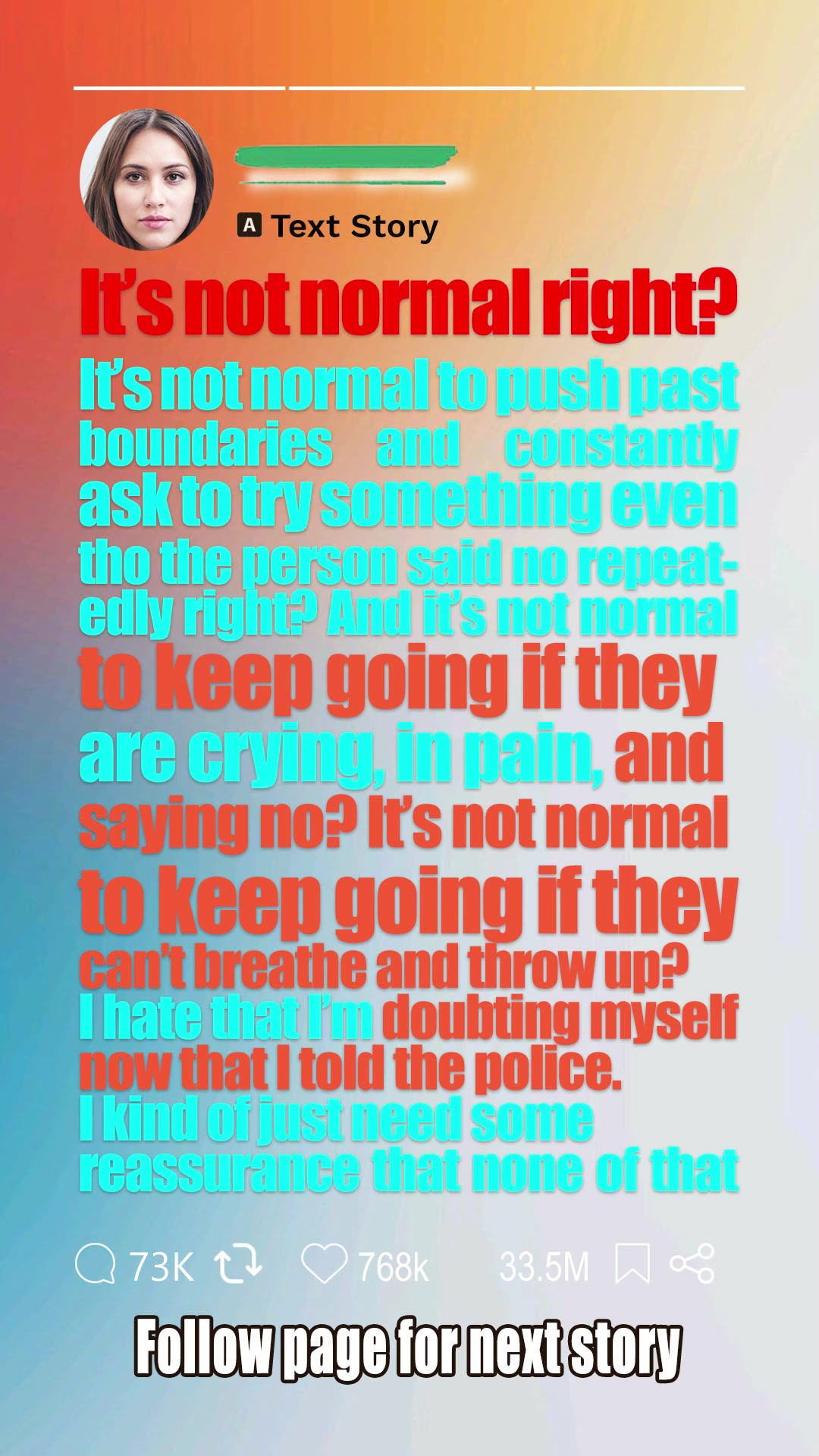 It's not normal right? 🚶‍♀️🚨 Stay aware and keep going—don’t let anyone ...