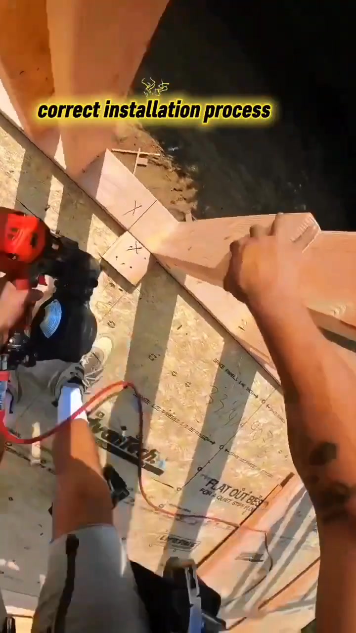Check out these amazing tricks for installing materials! #ShortVideos # ...