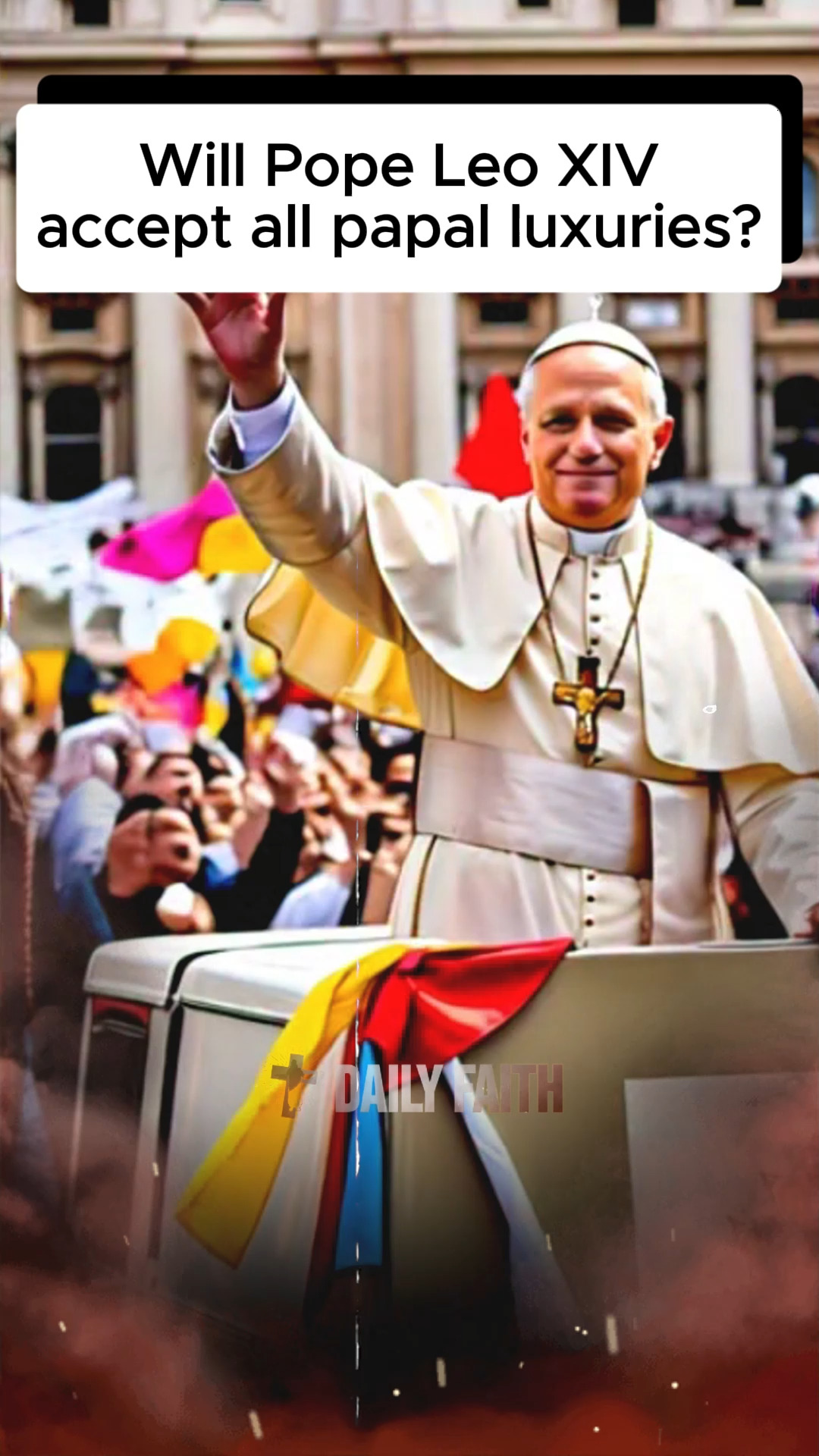 Daily Faith - What does the new Pope receive when he takes... | Facebook