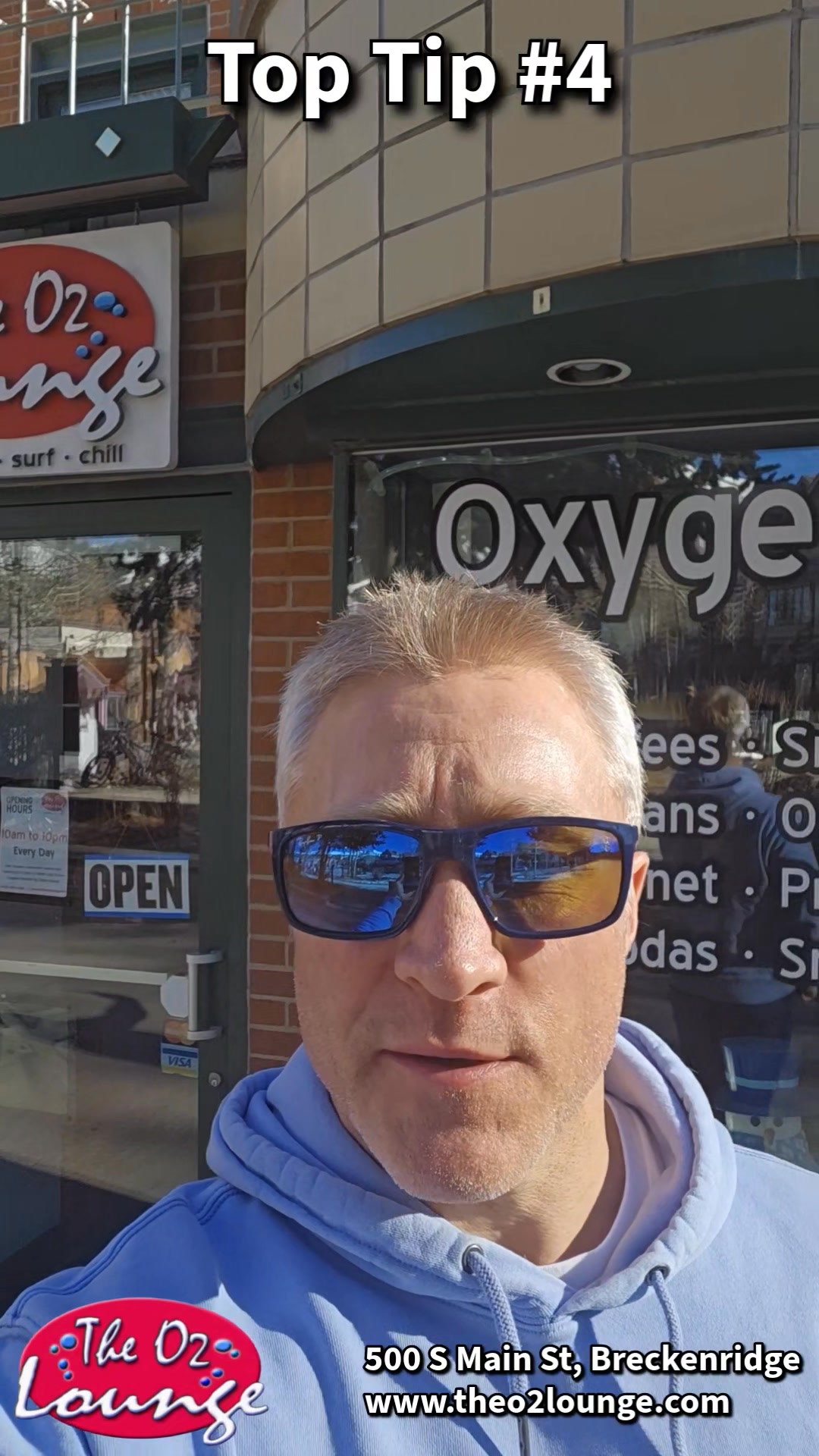 Top Tip No 4 for feeling well at altitude in Breckenridge | The O2 Lounge