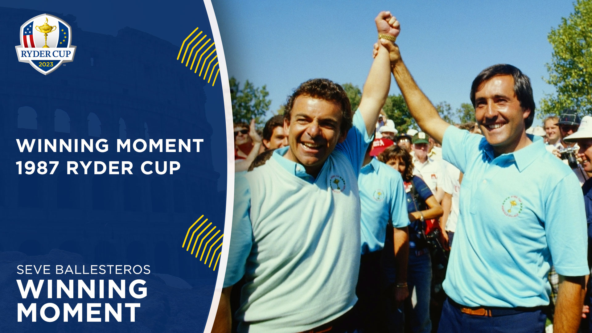 📍Muirfield Village 📅 1987 Seve confirms Europe's first ever win