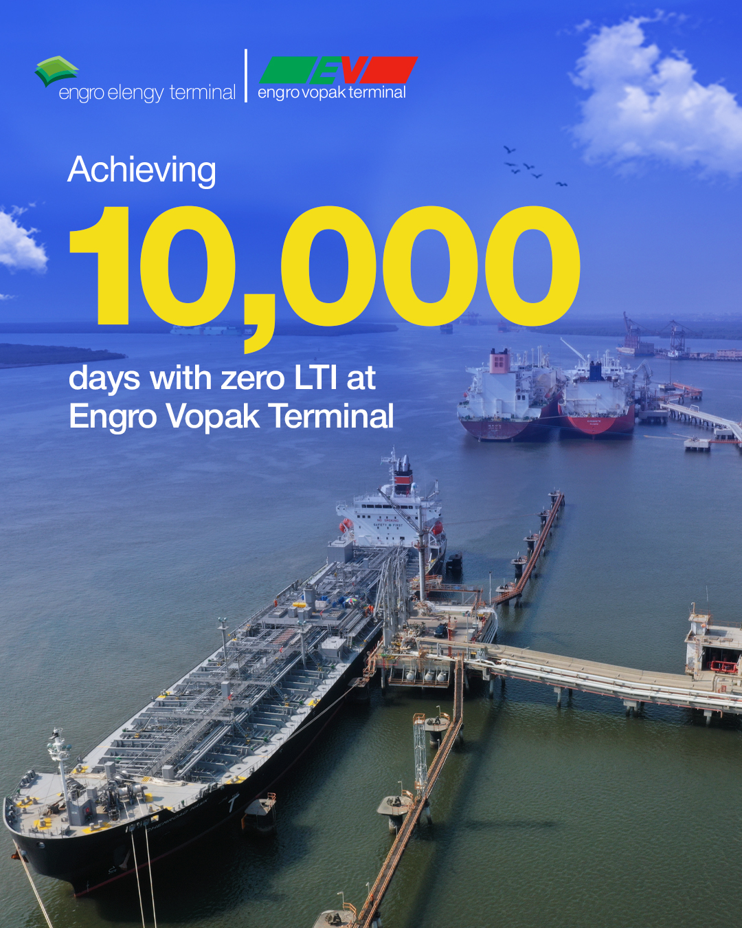 At Engro Terminals safety is our cornerstone. Today, we celebrate the ...