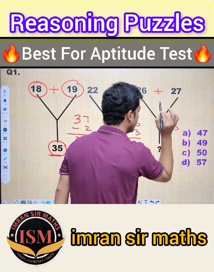 Reasoning Puzzles | Maths Puzzles | Maths Tricks | imran sir maths Best ...
