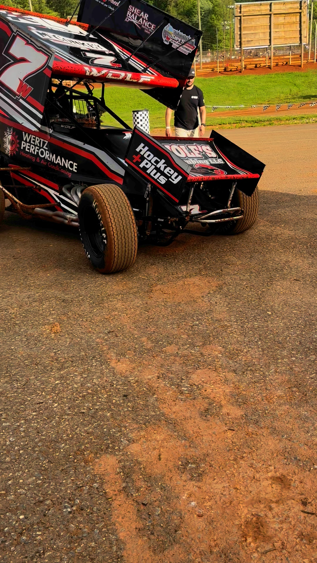 2nd quick in hot laps⚡️ #sprintcars #raceday #hotlap | Jayden Wolf ...