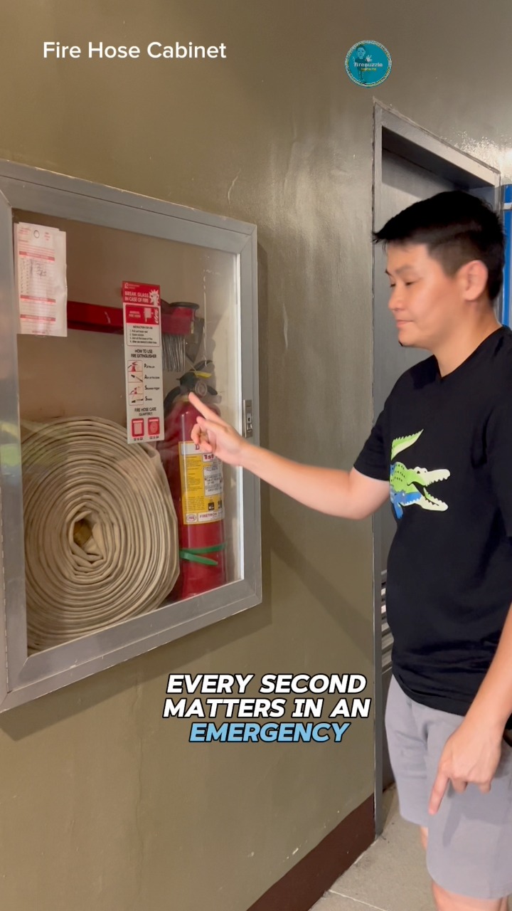 🔥 BREAK THE FIRE HOSE CABINET — YOUR FIRST LINE OF DEFENSE A Fire Hose ...
