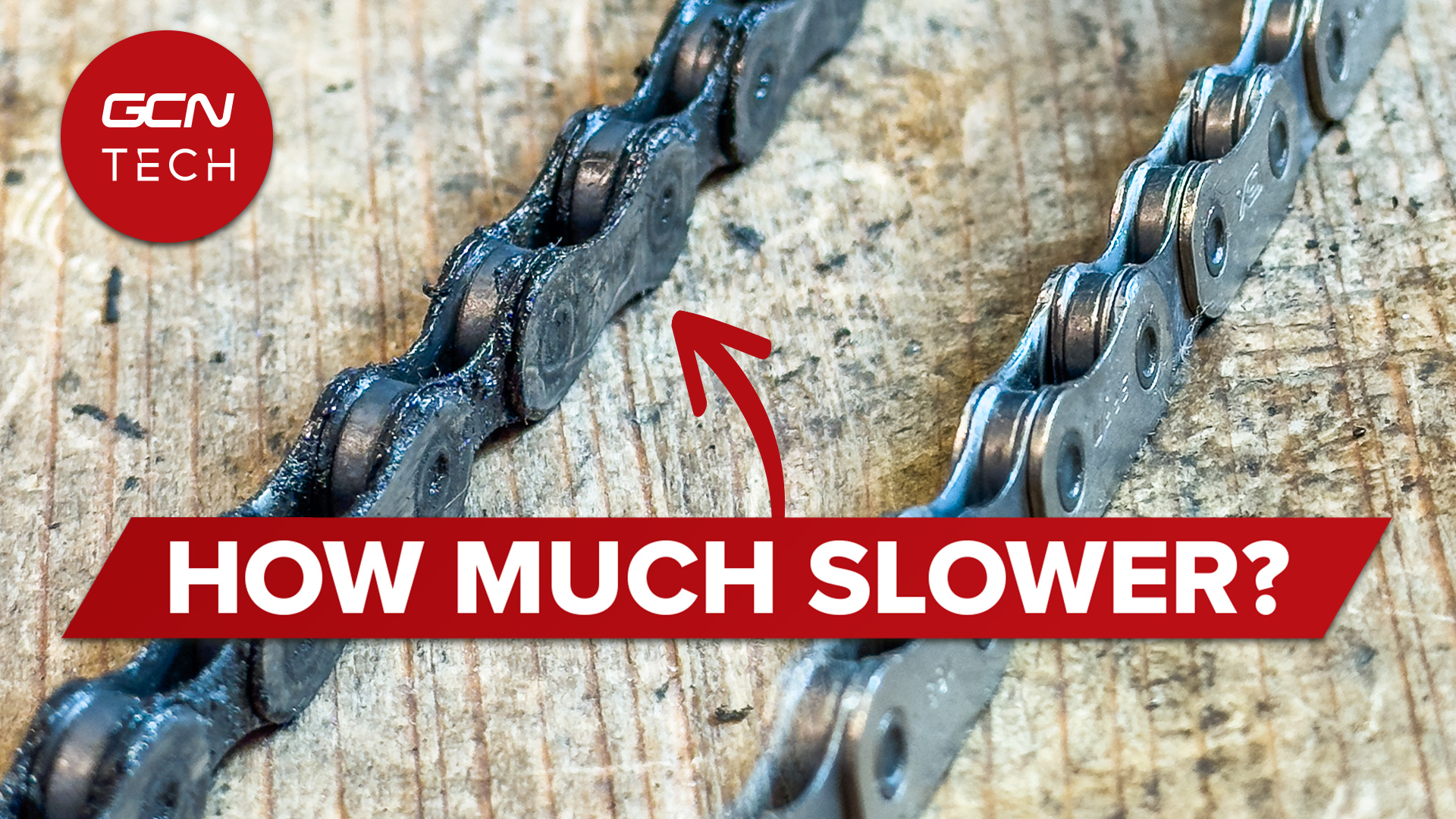 We put a very dirty chain head-to-head against a best-case scenario ...