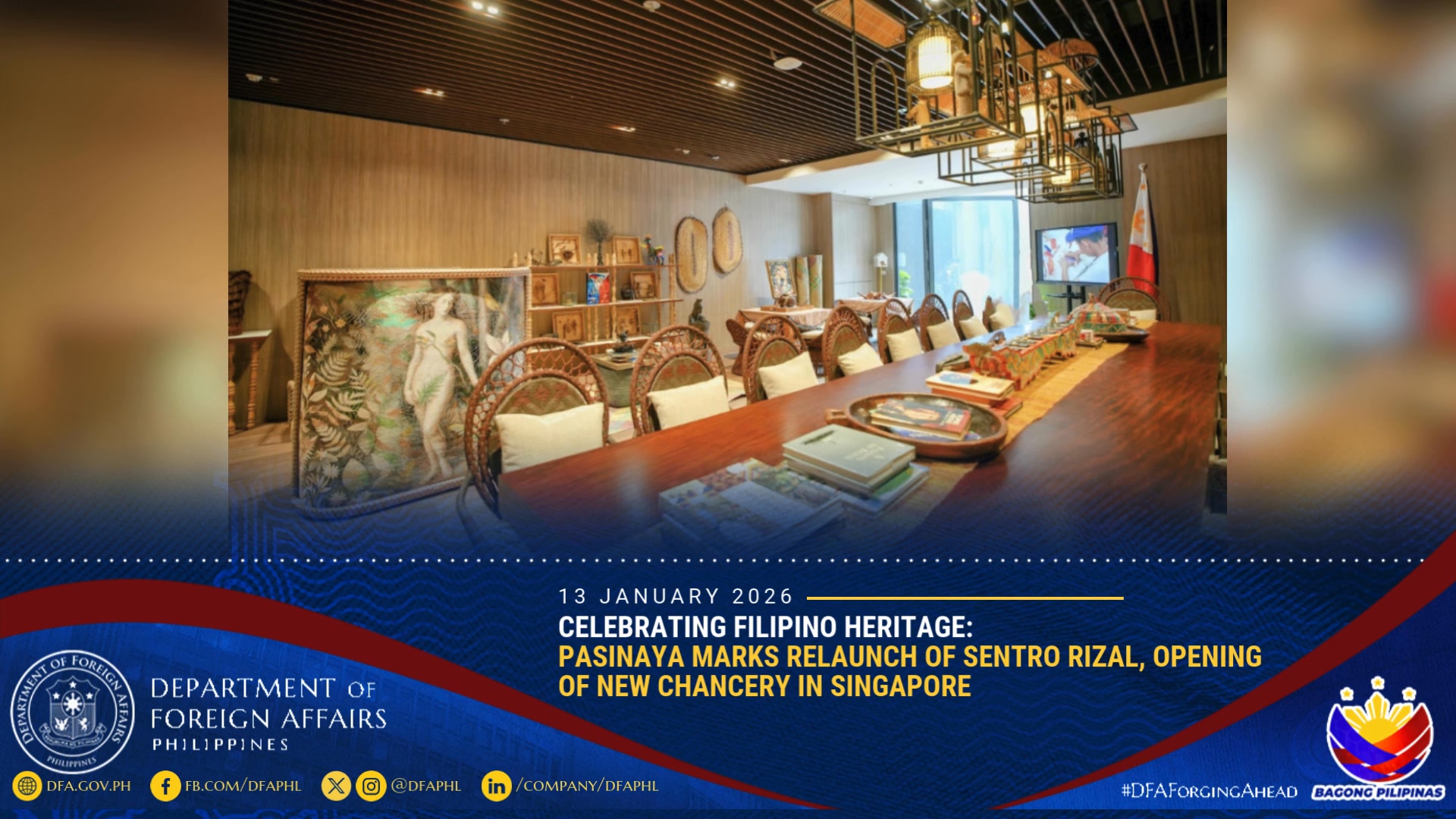 The Philippine Embassy in Singapore formally opened its newly ...