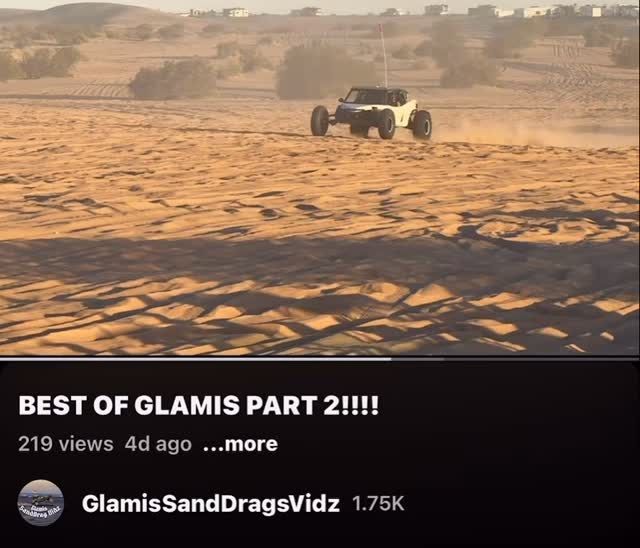 A little something for your Saturday night!!!! #glamis #glamissanddunes ...