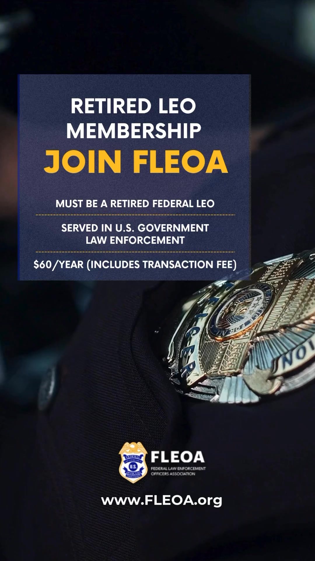 For retired federal law enforcement officers who previously worked for ...