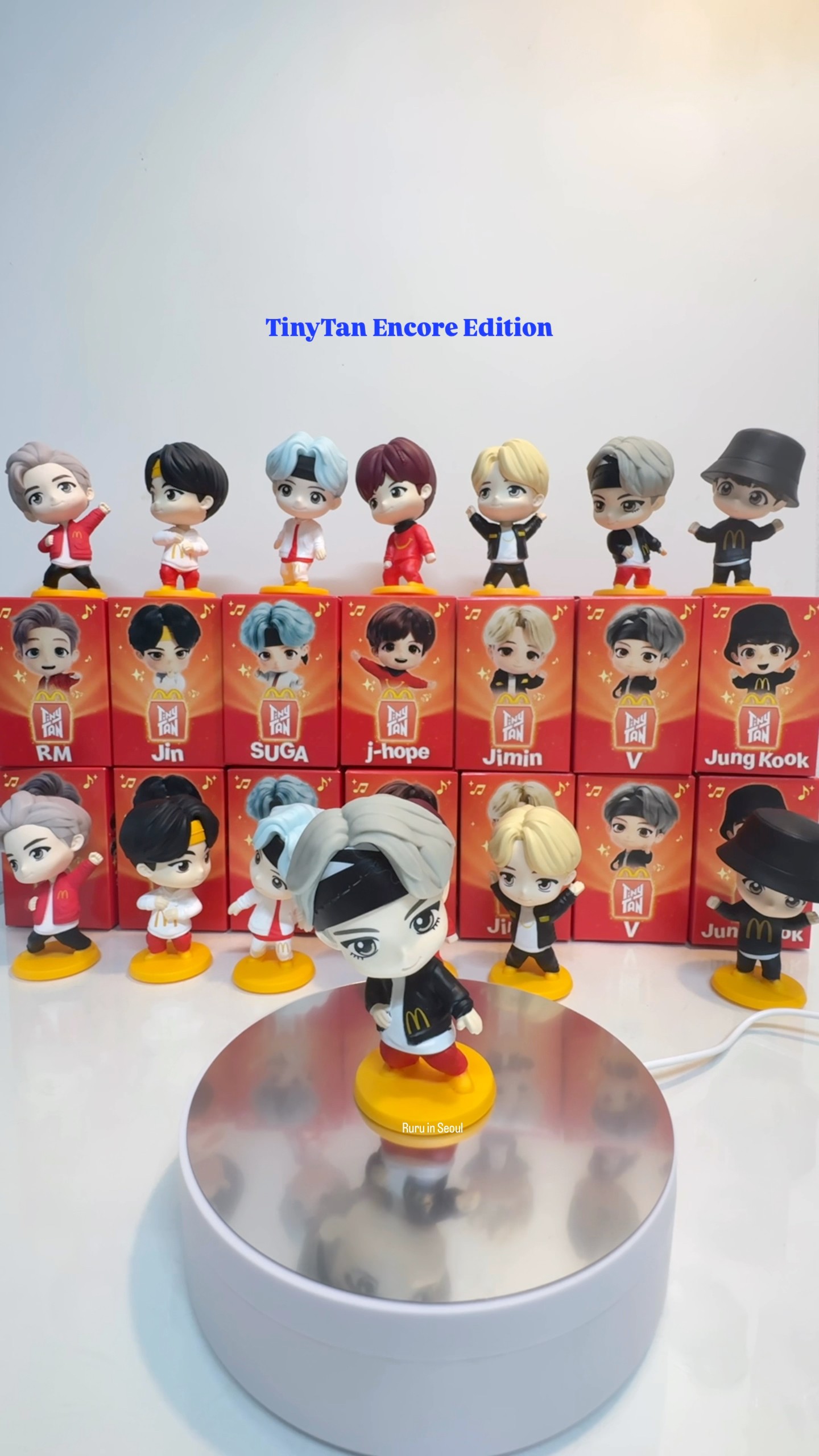 Now, I completed both Throwback and Encore Edition! 💜 #TinyTAN