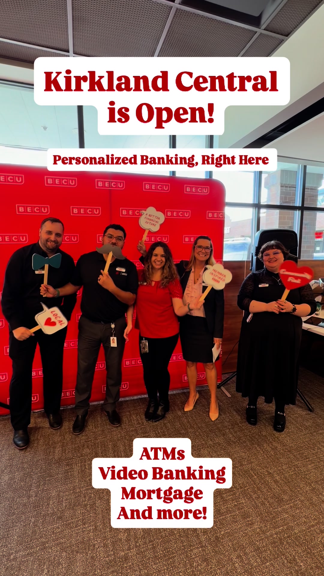 BECU - We’re officially open in Kirkland! 🎉 This new... | Facebook