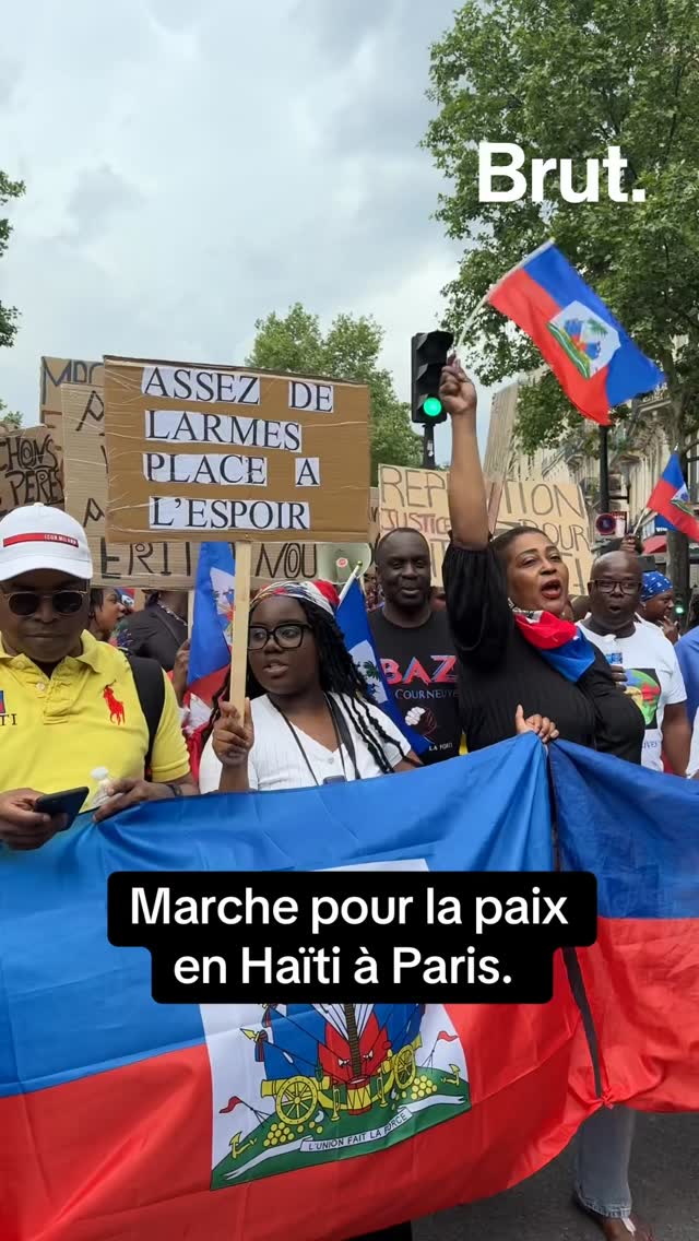 Une marche pour la paix en Haïti s’est déroulée à Paris alors que le ...